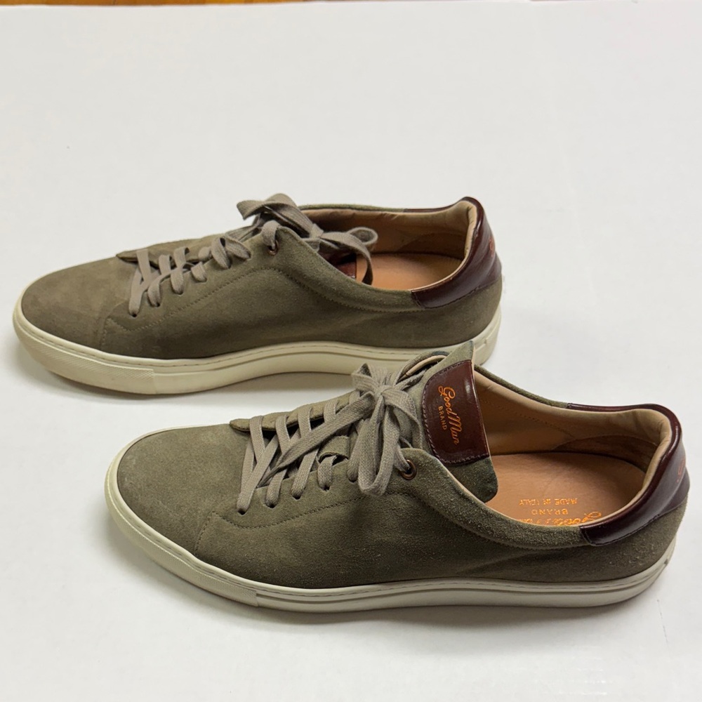 GoodMan Brand Sneaker Suede Men’s Khaki Size 11